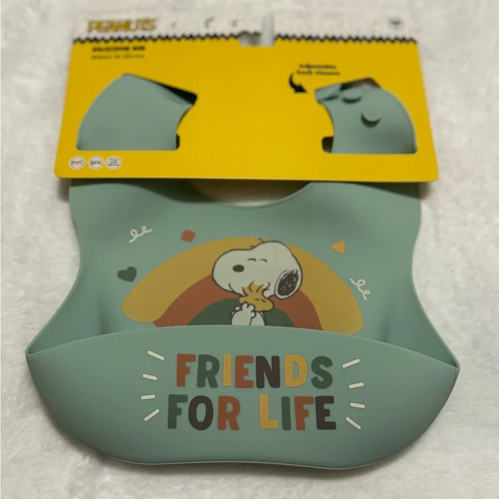 Peanuts silicone bib - Picture 1 of 1